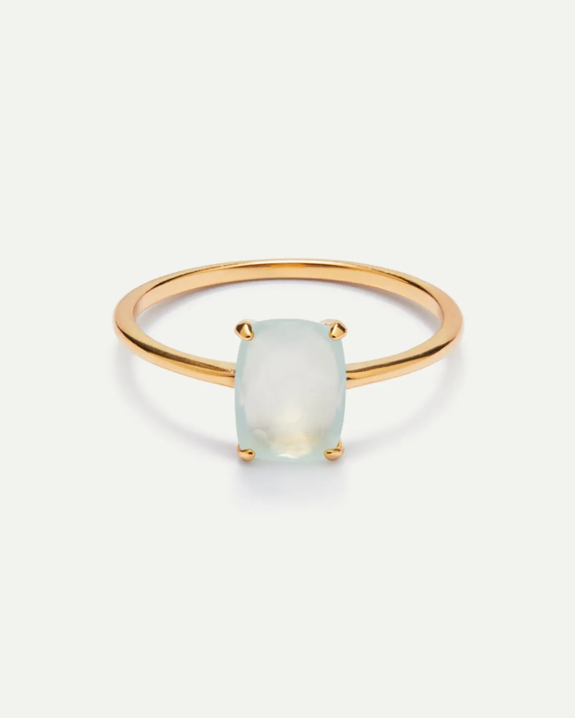 ANILLO BEATRIZ CALCEDONIA GOLD