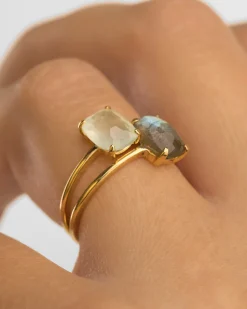 ANILLO BEATRIZ CALCEDONIA SILVER