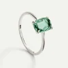 ANILLO BEATRIZ GREEN SILVER