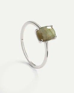 ANILLO BEATRIZ LABRADORITE SILVER