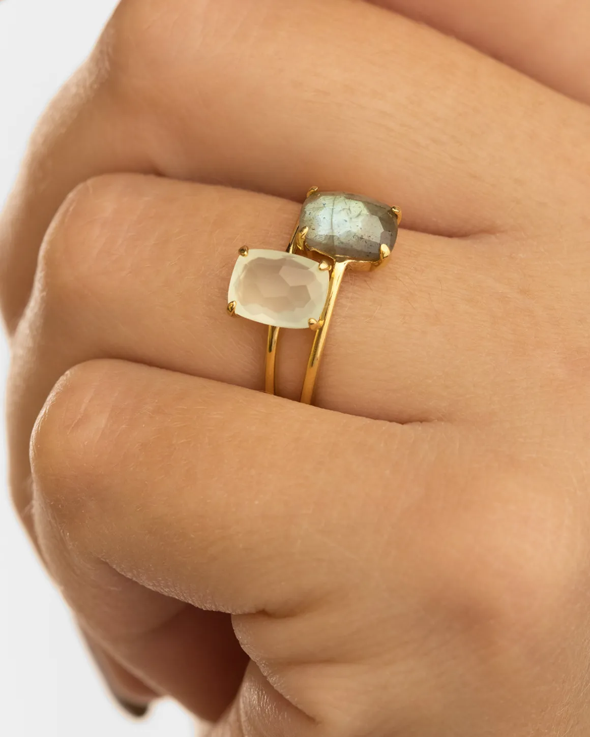 ANILLO BEATRIZ LABRADORITE GOLD