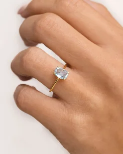 ANILLO BEATRIZ TOPAZ GOLD