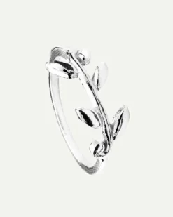 ANILLO LEAVES SILVER