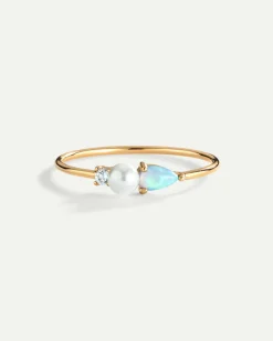 ANILLO OPAL GOLD