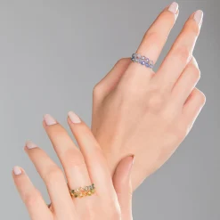 ANILLO SAPPHIRE BLUE GOLD