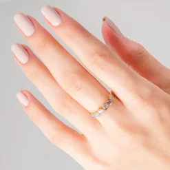 ANILLO SAPPHIRE BLUE GOLD