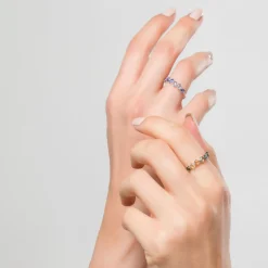 ANILLO SAPPHIRE BLUE SILVER