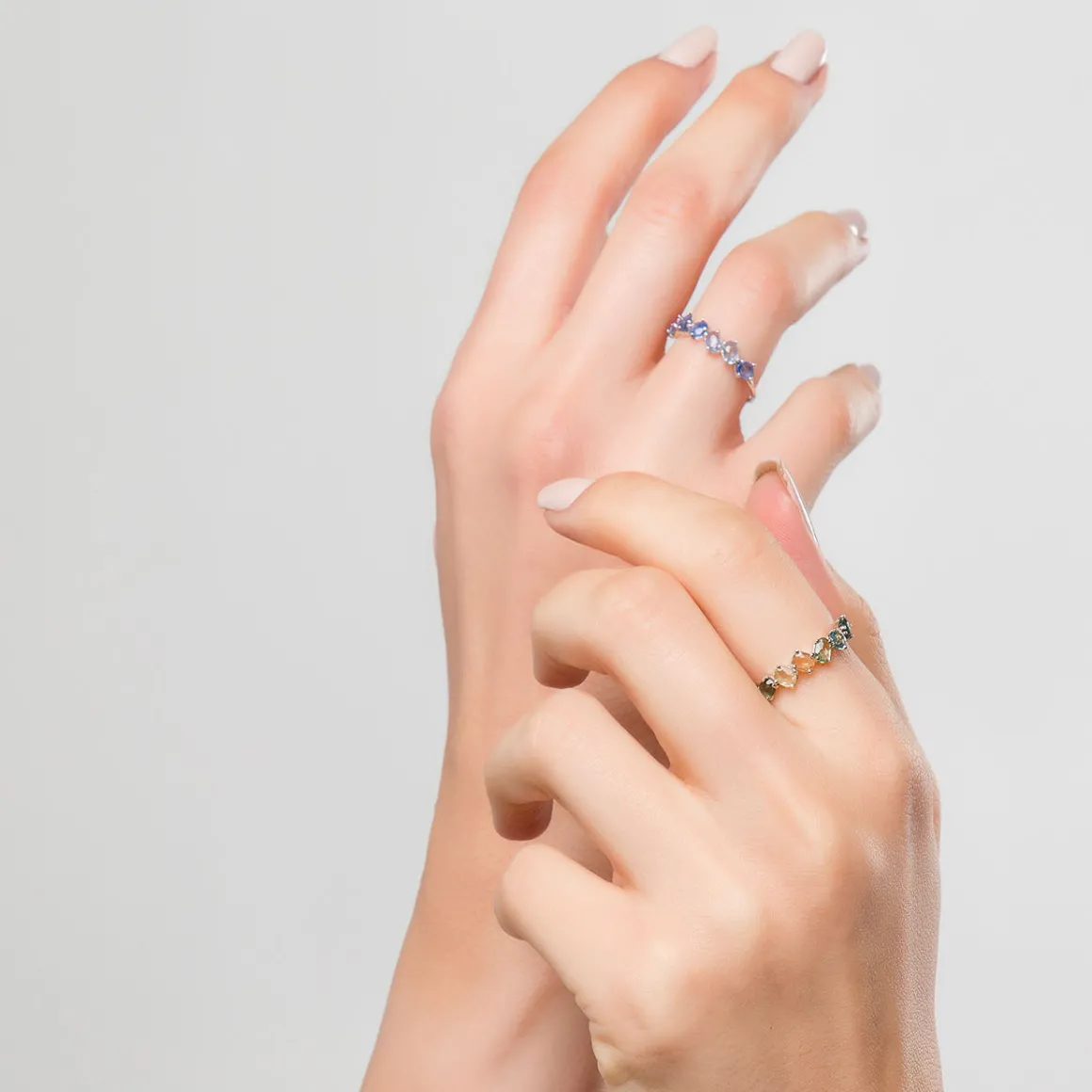 ANILLO SAPPHIRE BLUE SILVER