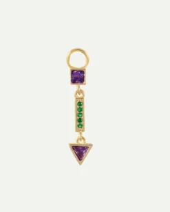 CHARM ALLOY PURPLE GOLD