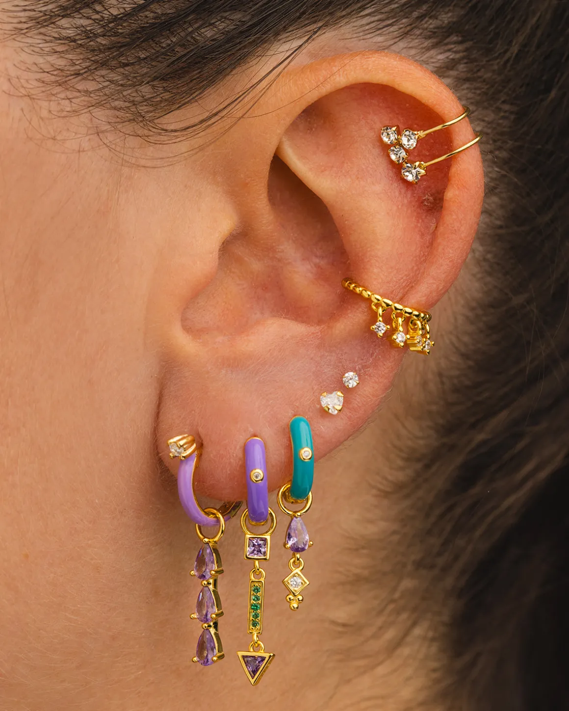 CHARM KLIM PURPLE GOLD