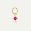 CHARM NORA PINK GOLD