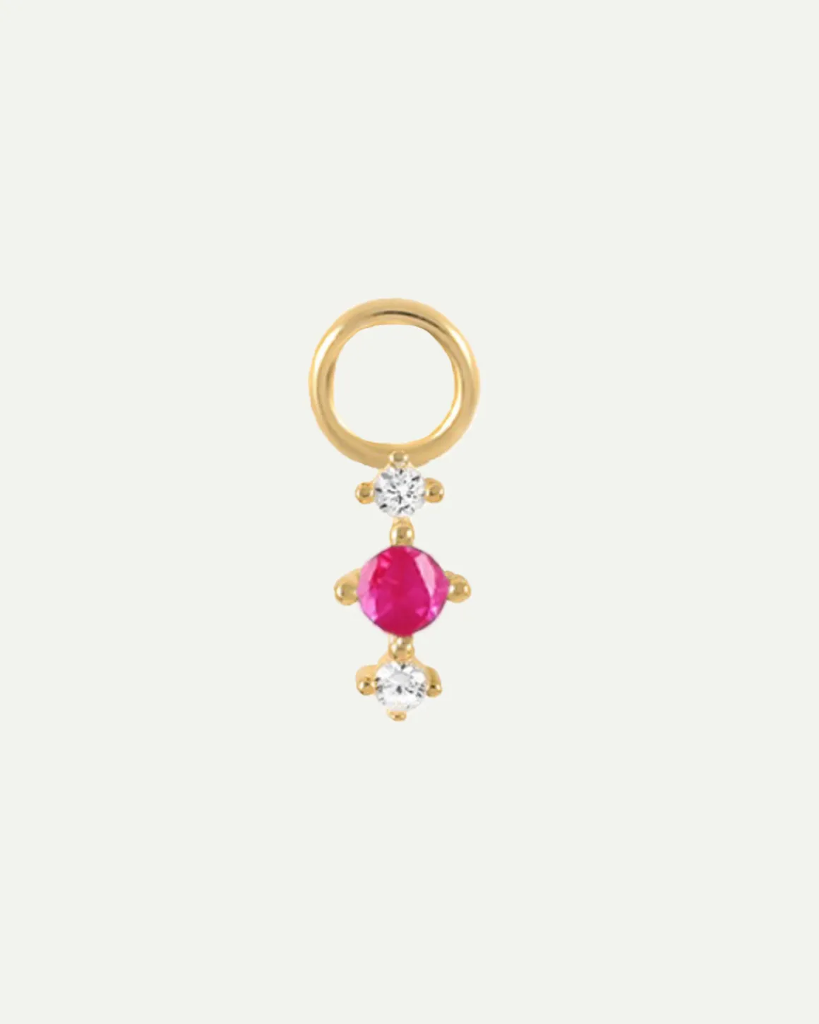 CHARM NORA PINK GOLD