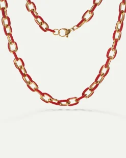 COLLAR GINA RED
