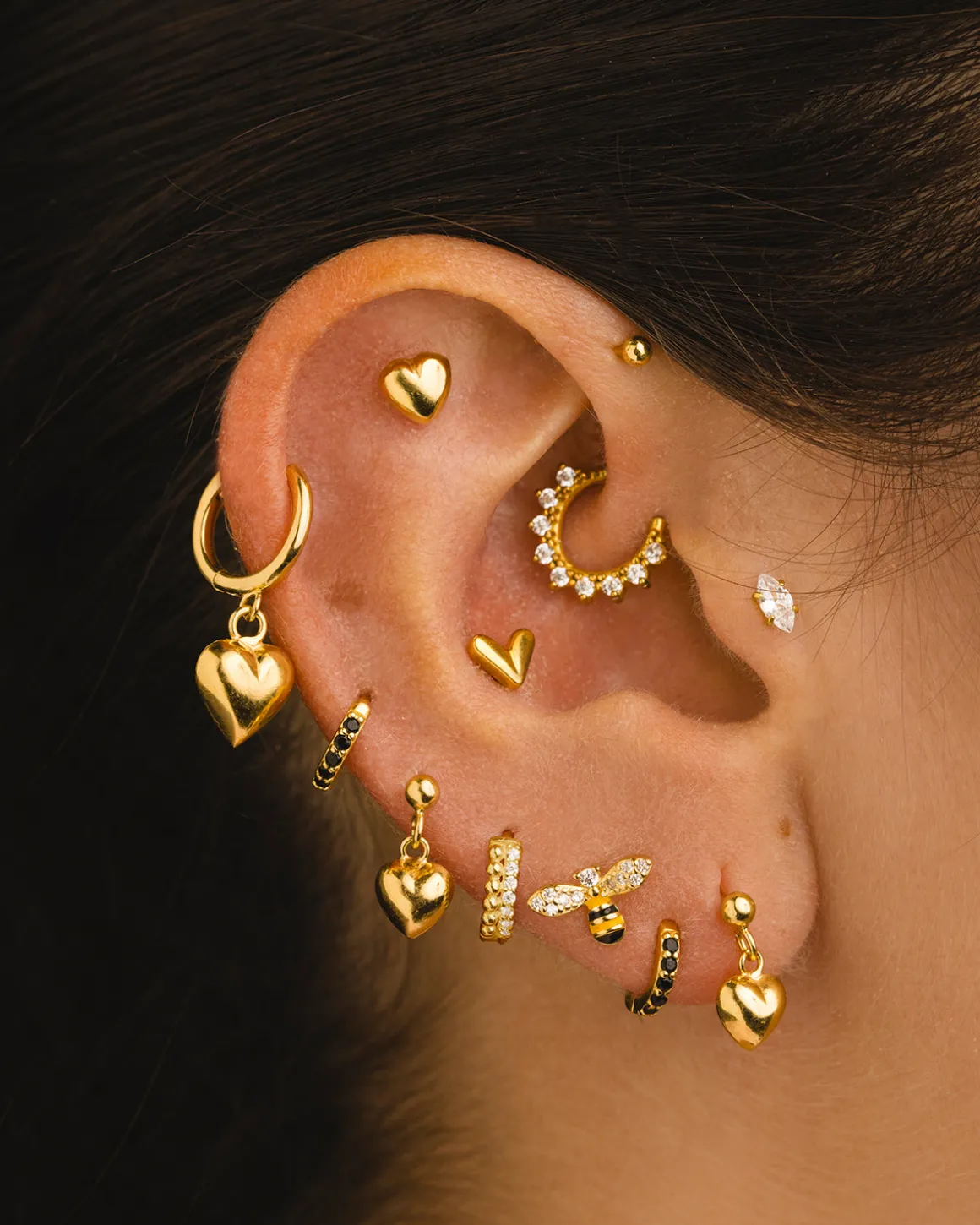 PENDIENTES ALMA GOLD