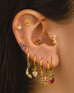PENDIENTES APPLE ROSE