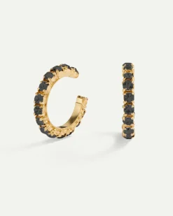 PENDIENTES ARLA BLACK GOLD