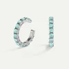 PENDIENTES ARLA BLUE LIGHT SILVER