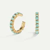 PENDIENTES ARLA BLUE LIGHT GOLD