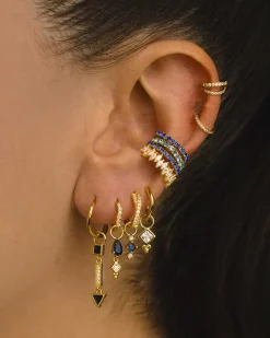 PENDIENTES ARLA BLUE LIGHT SILVER