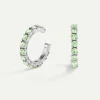 PENDIENTES ARLA GREEN LIGHT SILVER