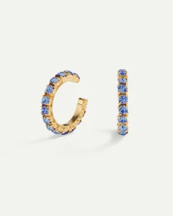PENDIENTES ARLA MINI BLUE GOLD