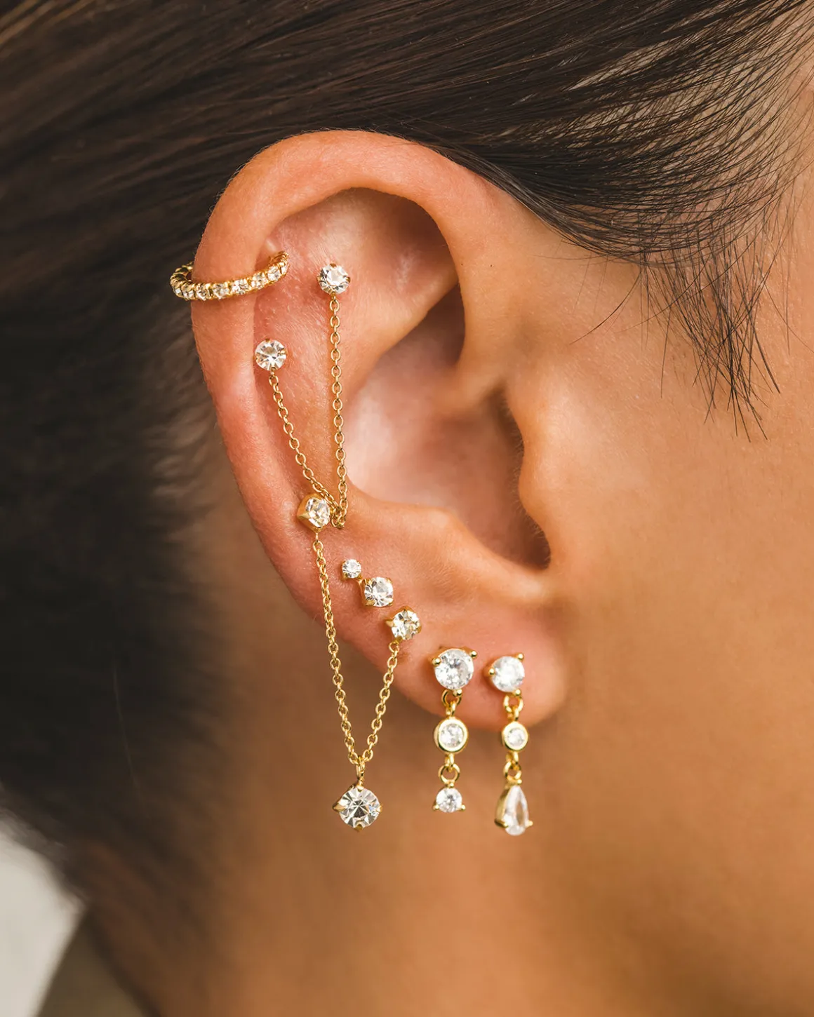 PENDIENTES ARLA MINI GOLD