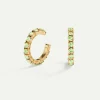 PENDIENTES ARLA MINI GREEN LIGHT GOLD