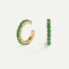 PENDIENTES ARLA MINI GREEN GOLD