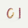 PENDIENTES ARLA MINI PURPLE GOLD