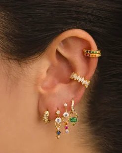PENDIENTES ARLA MINI RAINBOW GOLD