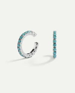 PENDIENTES ARLA MINI TURQUOISE SILVER