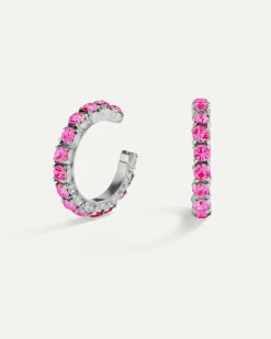 PENDIENTES ARLA PINK SILVER