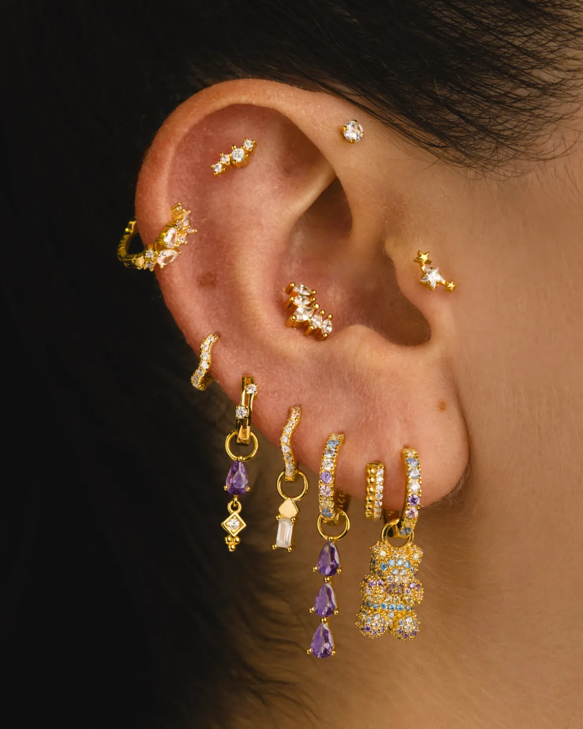 PENDIENTES ASIA GOLD