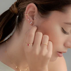 PENDIENTES BAGUETTE GOLD