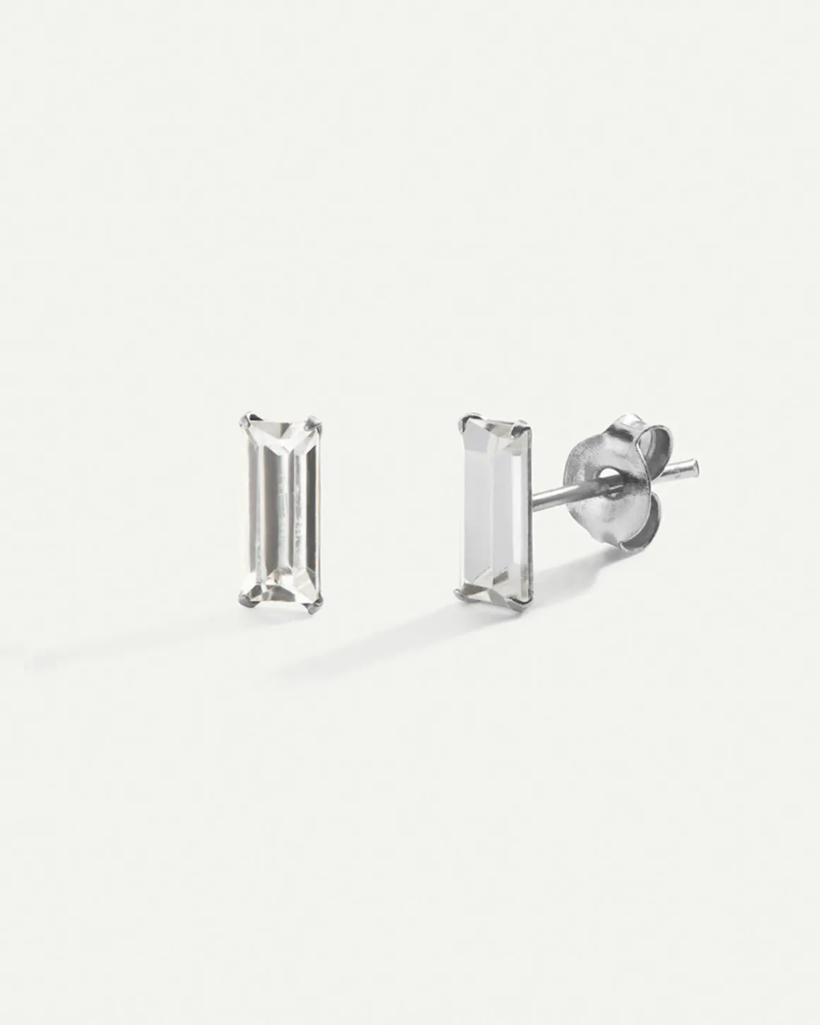 PENDIENTES BAGUETTE SILVER