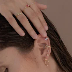 PENDIENTES BAGUETTE SILVER