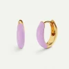 PENDIENTES BELMA PURPLE GOLD