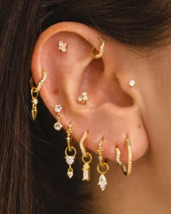 PENDIENTES BOLT GOLD