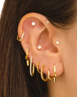 PENDIENTES BOLT GOLD