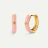PENDIENTES CARA PEACH GOLD