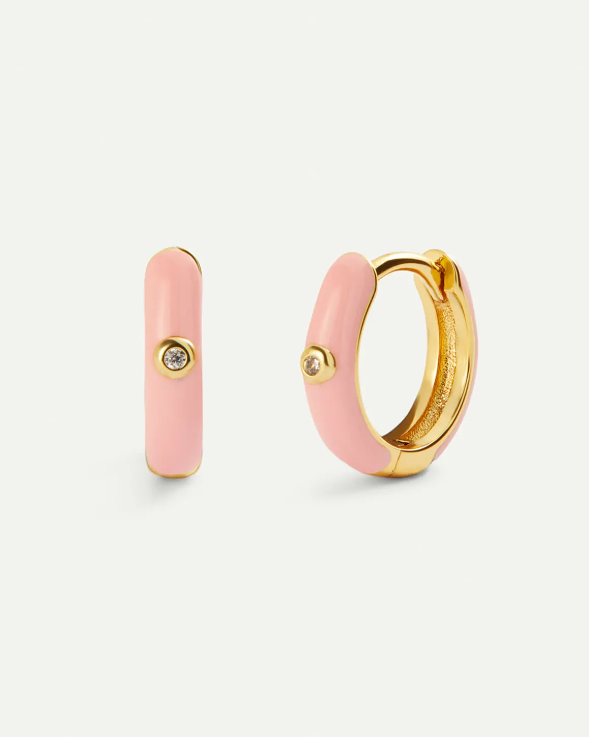 PENDIENTES CARA PEACH GOLD