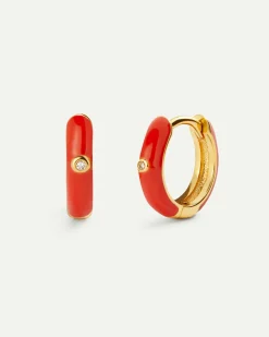 PENDIENTES CARA RED GOLD
