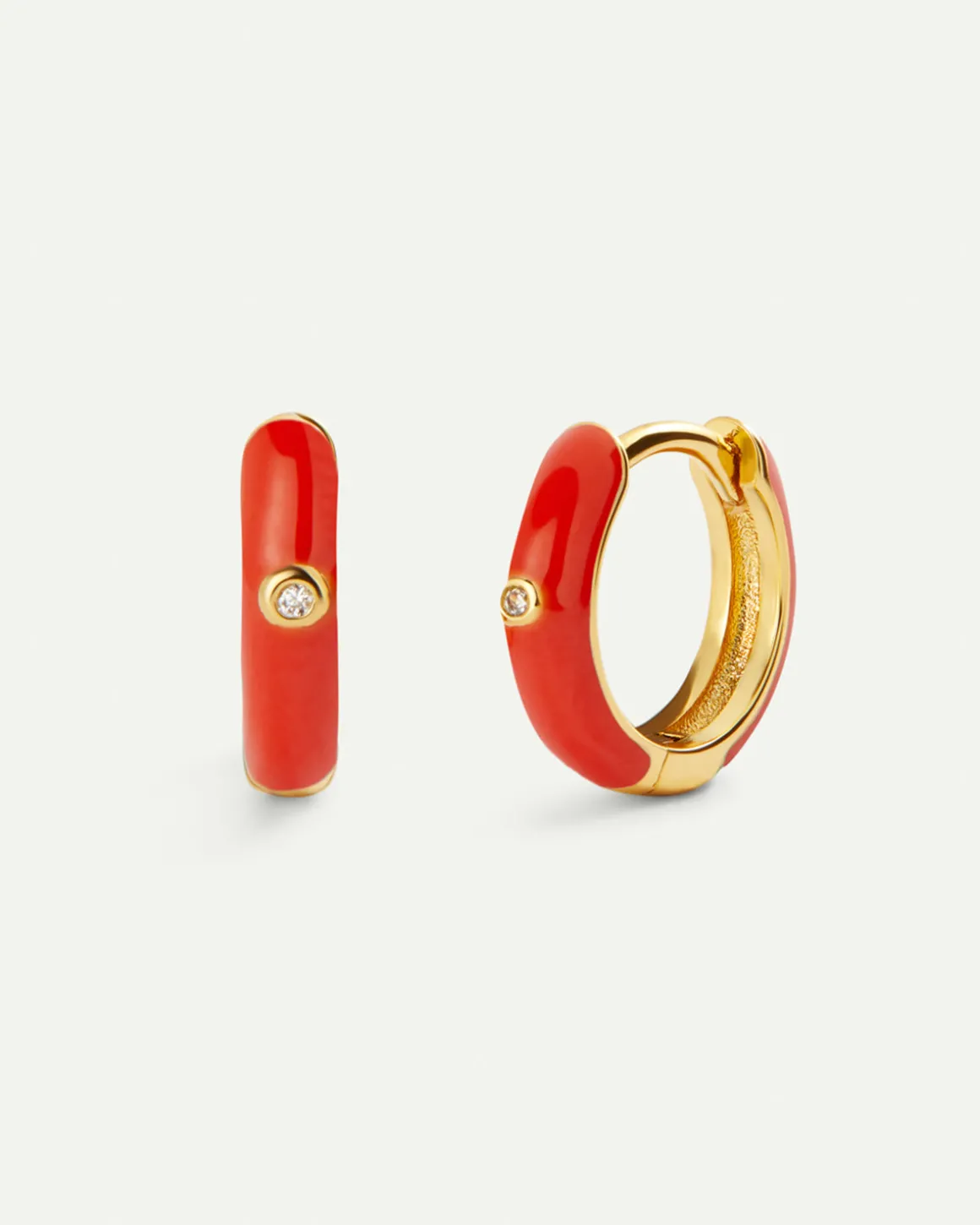 PENDIENTES CARA RED GOLD