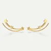 PENDIENTES CASIOPEA HALO GOLD