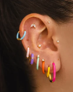 PENDIENTES CERES ORANGE GOLD