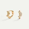 PENDIENTES CIRA GOLD