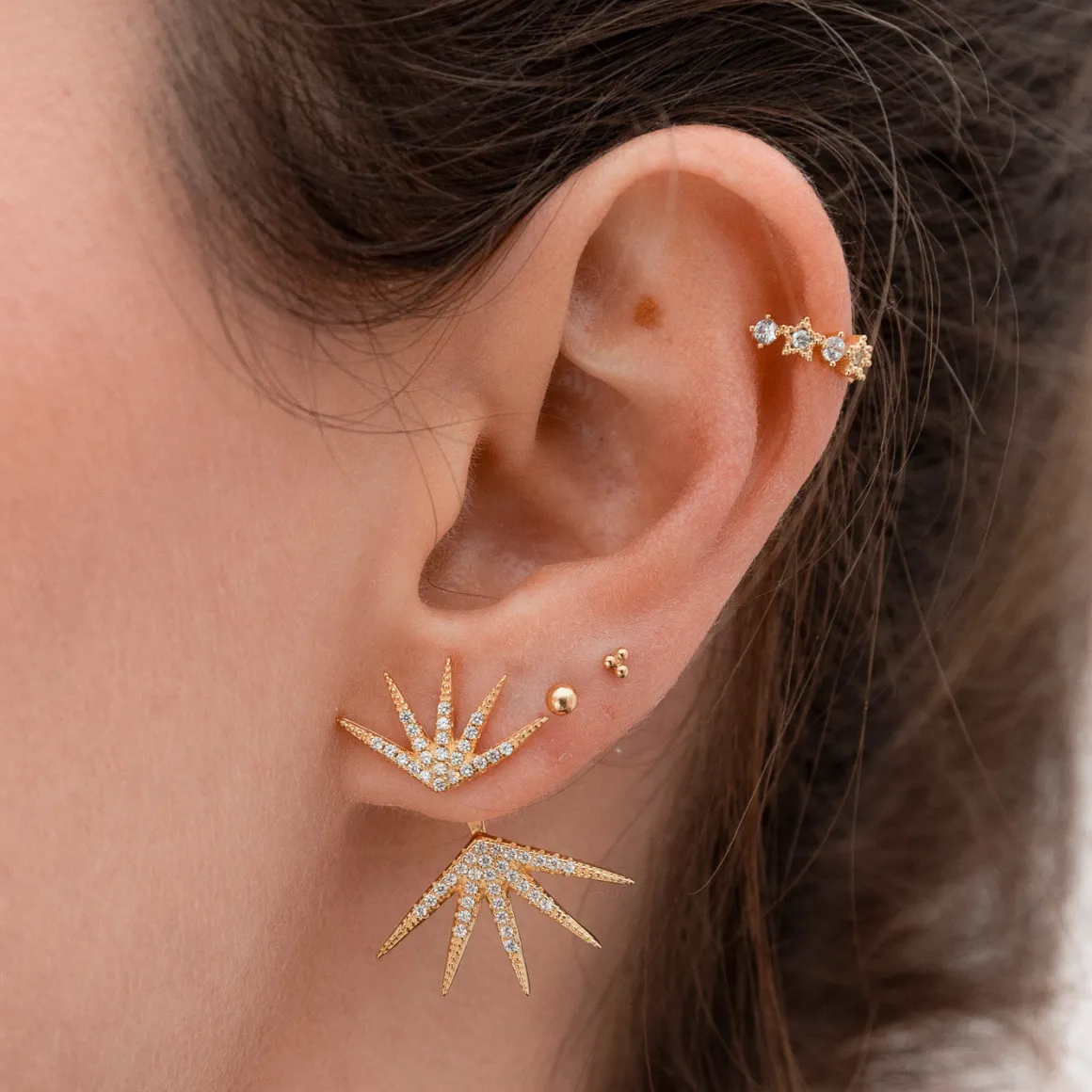 PENDIENTES CLOVER MINI SILVER