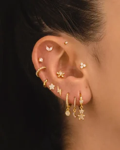 PENDIENTES COINS GOLD