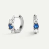 PENDIENTES DANA BLUE SILVER