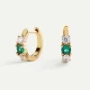 PENDIENTES DANA GREEN GOLD